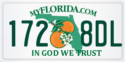 FL license plate 1728DL