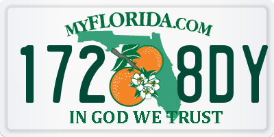 FL license plate 1728DY
