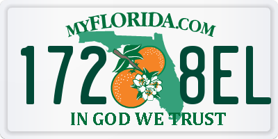 FL license plate 1728EL