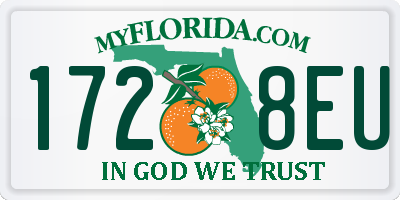 FL license plate 1728EU