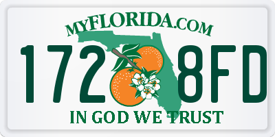 FL license plate 1728FD