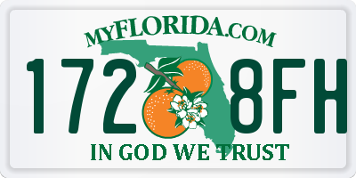 FL license plate 1728FH