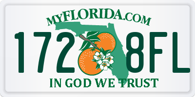 FL license plate 1728FL
