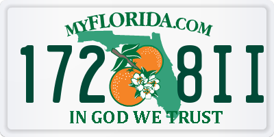 FL license plate 1728II