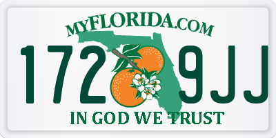 FL license plate 1729JJ