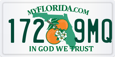 FL license plate 1729MQ
