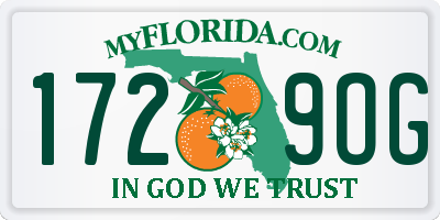 FL license plate 1729OG