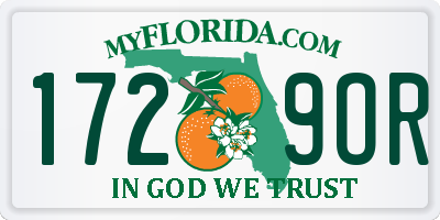 FL license plate 1729OR