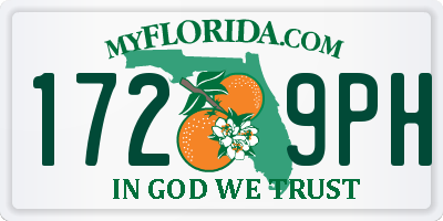 FL license plate 1729PH