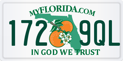 FL license plate 1729QL