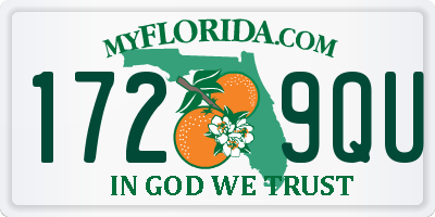 FL license plate 1729QU