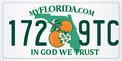 FL license plate 1729TC