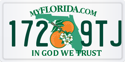 FL license plate 1729TJ