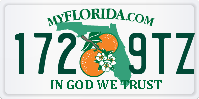 FL license plate 1729TZ
