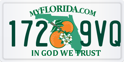 FL license plate 1729VQ