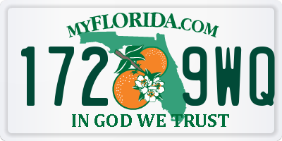 FL license plate 1729WQ