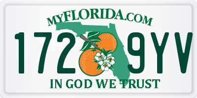 FL license plate 1729YV