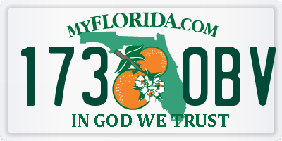FL license plate 1730BV