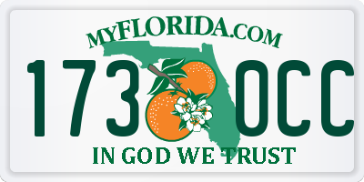 FL license plate 1730CC