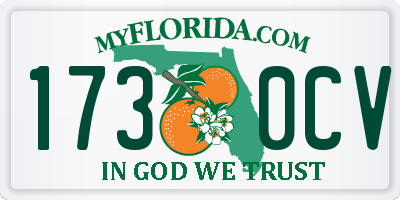 FL license plate 1730CV