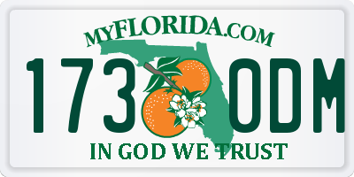 FL license plate 1730DM