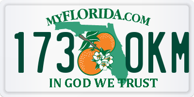 FL license plate 1730KM
