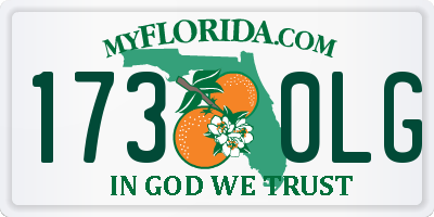 FL license plate 1730LG