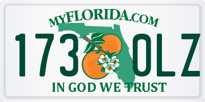 FL license plate 1730LZ