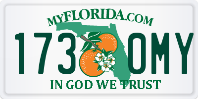 FL license plate 1730MY