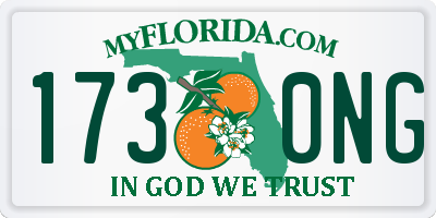 FL license plate 1730NG