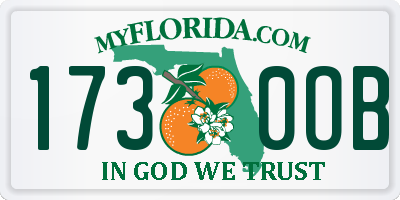 FL license plate 1730OB