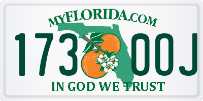 FL license plate 1730OJ