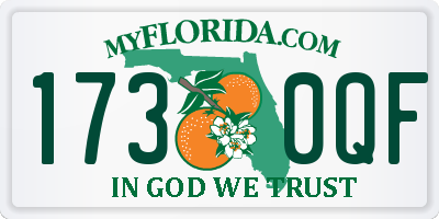 FL license plate 1730QF