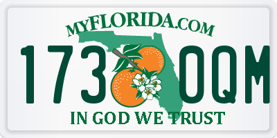 FL license plate 1730QM
