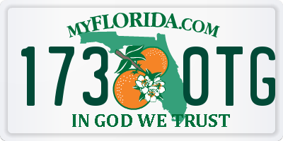 FL license plate 1730TG