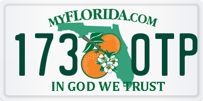 FL license plate 1730TP
