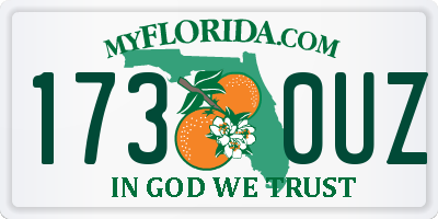 FL license plate 1730UZ