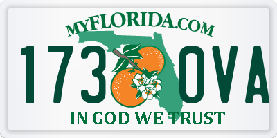 FL license plate 1730VA