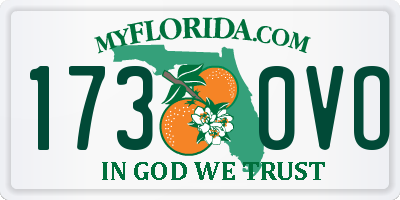 FL license plate 1730VO