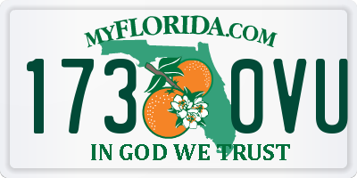 FL license plate 1730VU