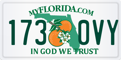 FL license plate 1730VY