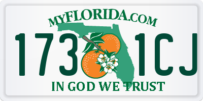 FL license plate 1731CJ