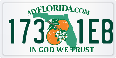 FL license plate 1731EB