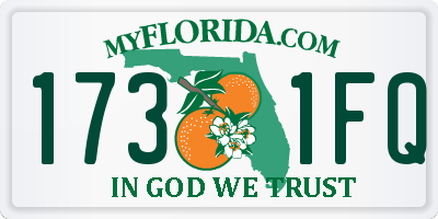 FL license plate 1731FQ