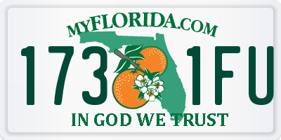 FL license plate 1731FU