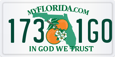 FL license plate 1731GO