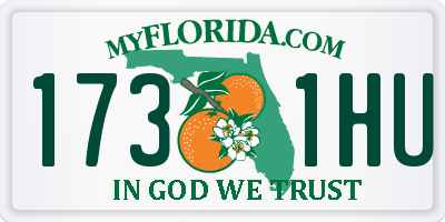 FL license plate 1731HU