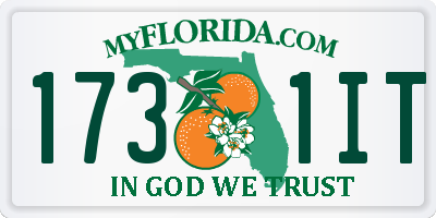FL license plate 1731IT