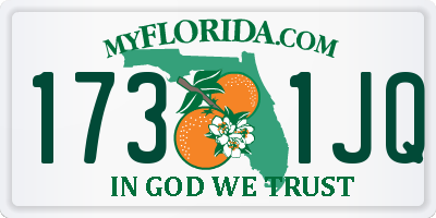 FL license plate 1731JQ