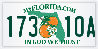 FL license plate 1731OA